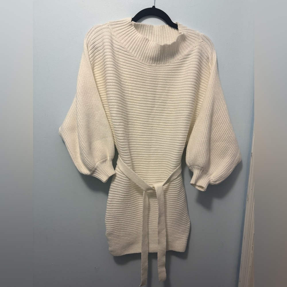 Forever 21 White Sweater Dress